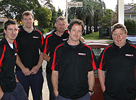 photo of team of mechanics at Rileys Garage car repairs and car service Oatley Sydney